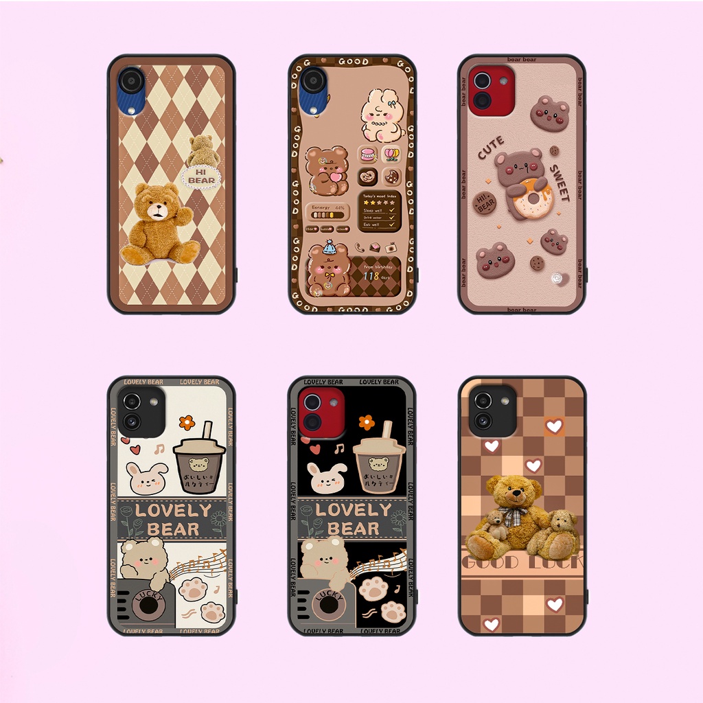 Ốp lưng Samsung A03 - Samsung A03 Core in hình gấu bear dễ thương, bền đẹp