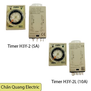 Timer thu nhỏ H3Y-2, H3Y4 (5A), H3Y-2L (10A)