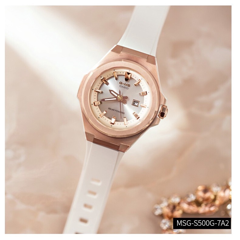 Đồng Hồ Nữ Dây Nhựa Chính Hãng Casio BABYG MSG-S500G-7A2DR