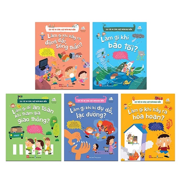 Sách - Combo 5 cuốn: Dạy trẻ an toàn ,vượt ngàn nguy hiểm (Đinh Tị)