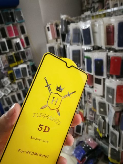 Cường lực Redmi Note 7 / 7 Pro FREESHIP Từ 50k 5D thế hệ mới hiệu Hoàng Đế viền mỏng ôm màn 2.5D chất đẹp