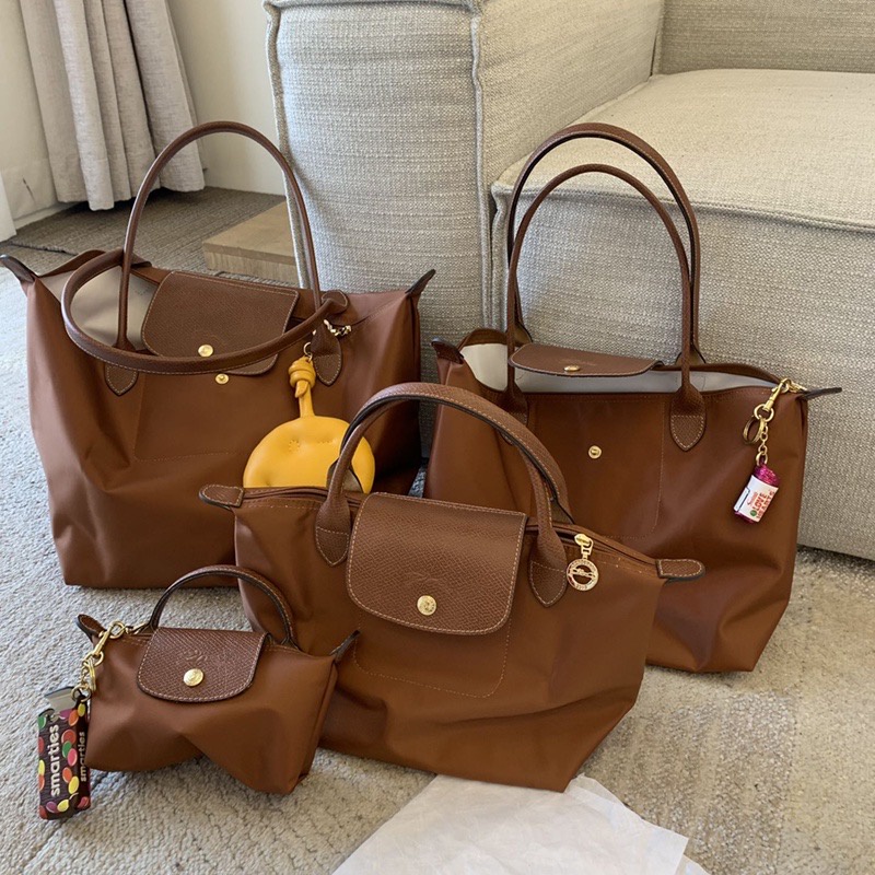 Túi Xách nylon Màu caramel Kỷ Niệm 70 Năm 2605 1621 1899 Giới Hạn Cho Nữ