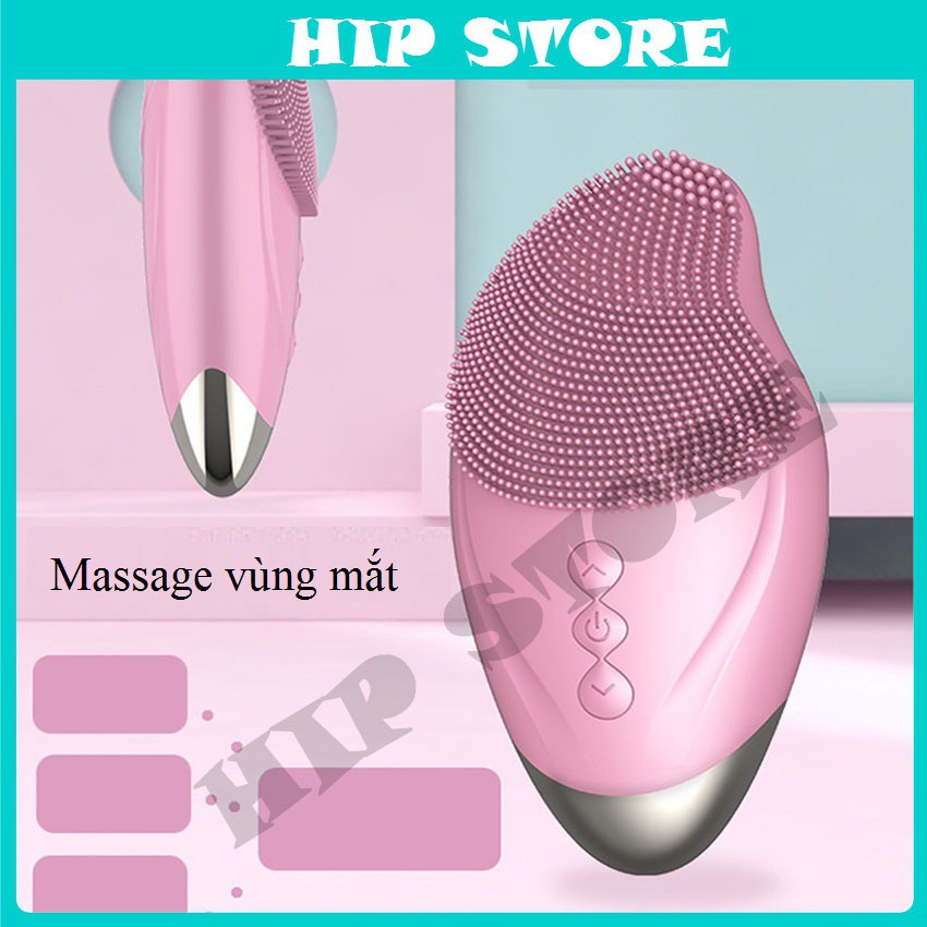 Máy rửa mặt mini chính hãng cầm tay, Máy rửa mặt mini cầm tay loại tốt cao cấp kết hợp massage vùng mắt | BigBuy360 - bigbuy360.vn