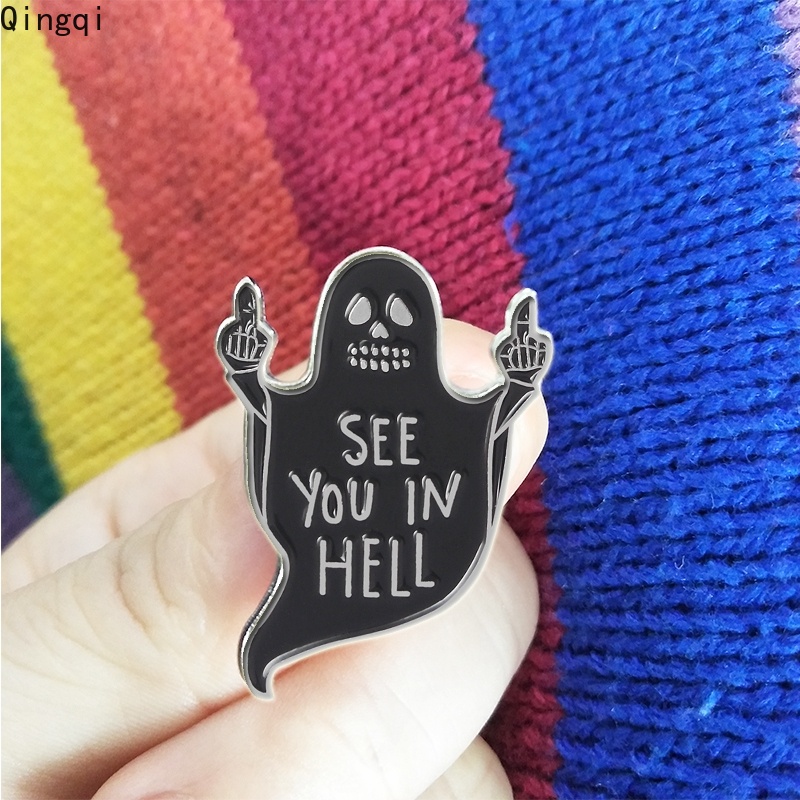 Ghim cài áo MISS ZOE phong cách kinh dị halloween thời trang