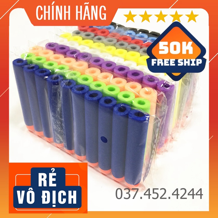 Đồ chơi nhập vaiFreeshipSet 100 cái que xốp mềm nhiều màu dùng cho đồ chơi trẻ em