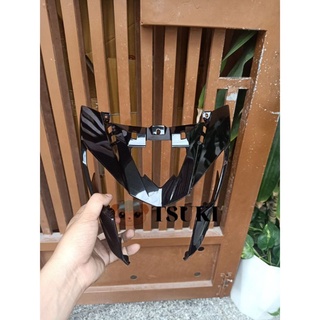 Ốp đầu cho xe Satria Fi Raider Fi màu đen bóng