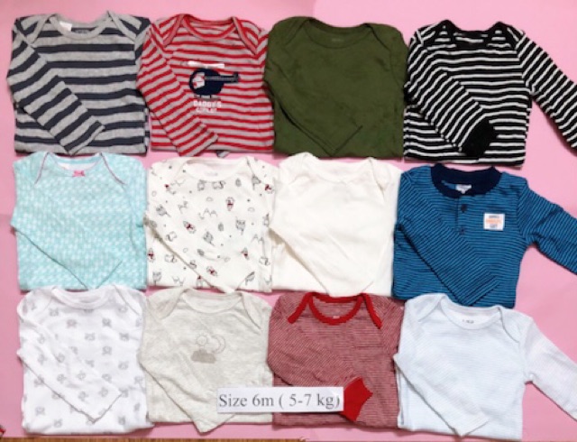 [Hình thật] 💥 SET 5 CÁI BODYSUIT : 2 TAY CỌC 3 TAY DÀI HÀNG XUẤT SỊN CAMBODIA | BigBuy360 - bigbuy360.vn
