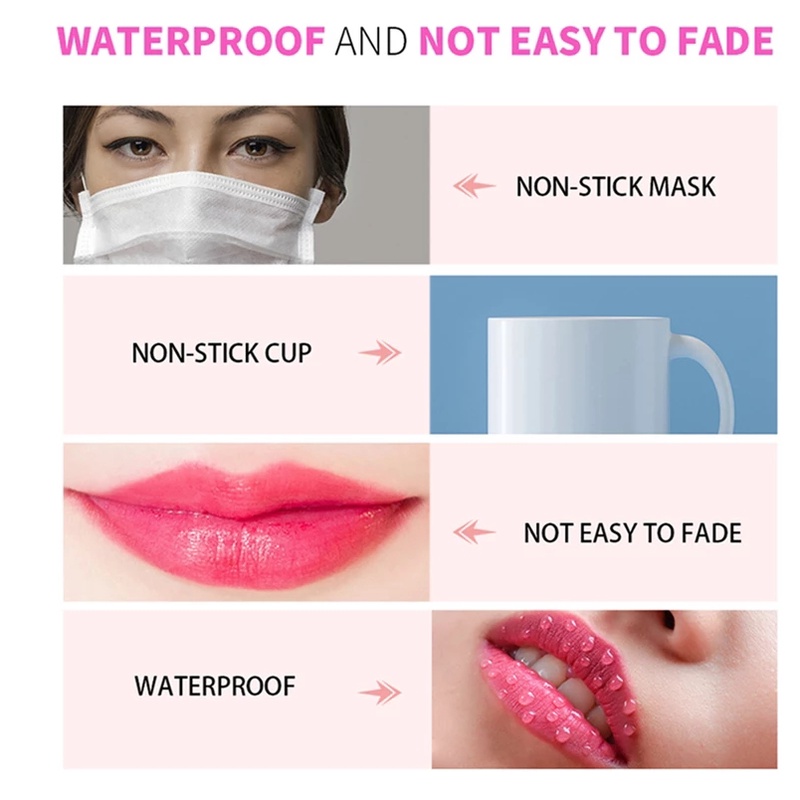 1 Son Môi Dưỡng Ẩm Chống Nước Chống Dính Thay Đổi Màu Sắc Theo Nhiệt Độ Độc Đáo