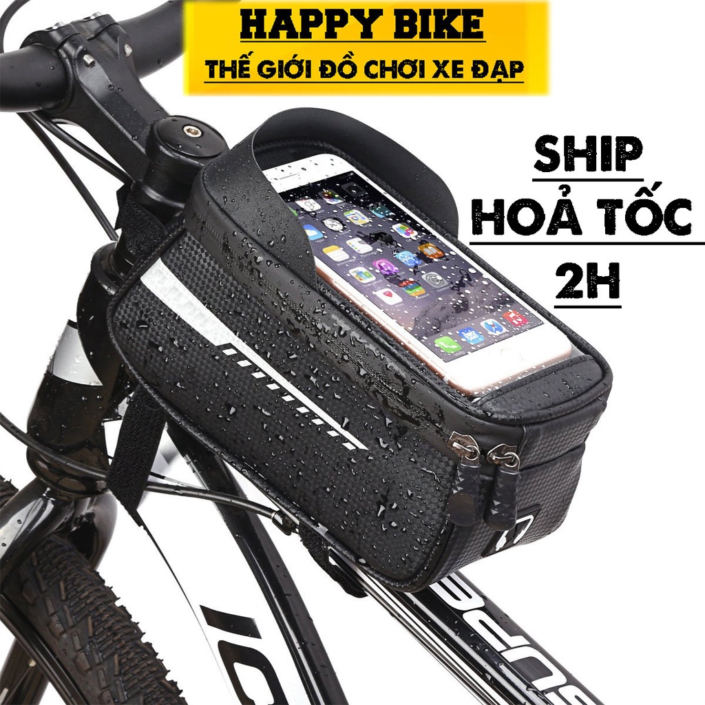 [Mã LIFE15S20K giảm 10% đơn 59K] Túi xe đạp thể thao treo gắn sườn CHỐNG NƯỚC