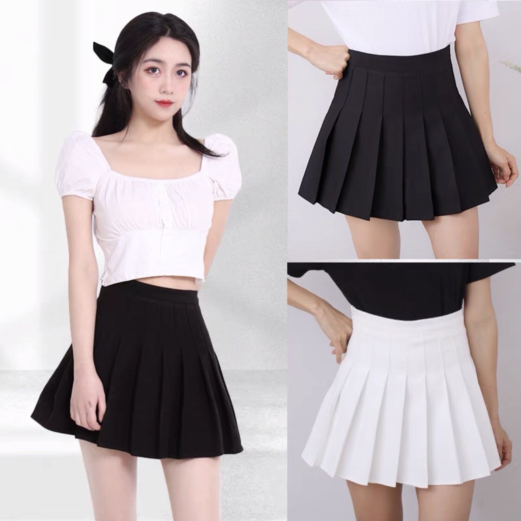 Chân váy thời trang nữ tennis ngắn xếp ly hàng Quảng Châu cao cấp 💖 | BigBuy360 - bigbuy360.vn