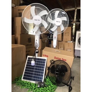 Quạt năng lượng mặt trời chính hãng TYS quạt tích điện mẫu mới giá tốt nhât thị trường bảo hành 2 năm có Giay Bảo Hành