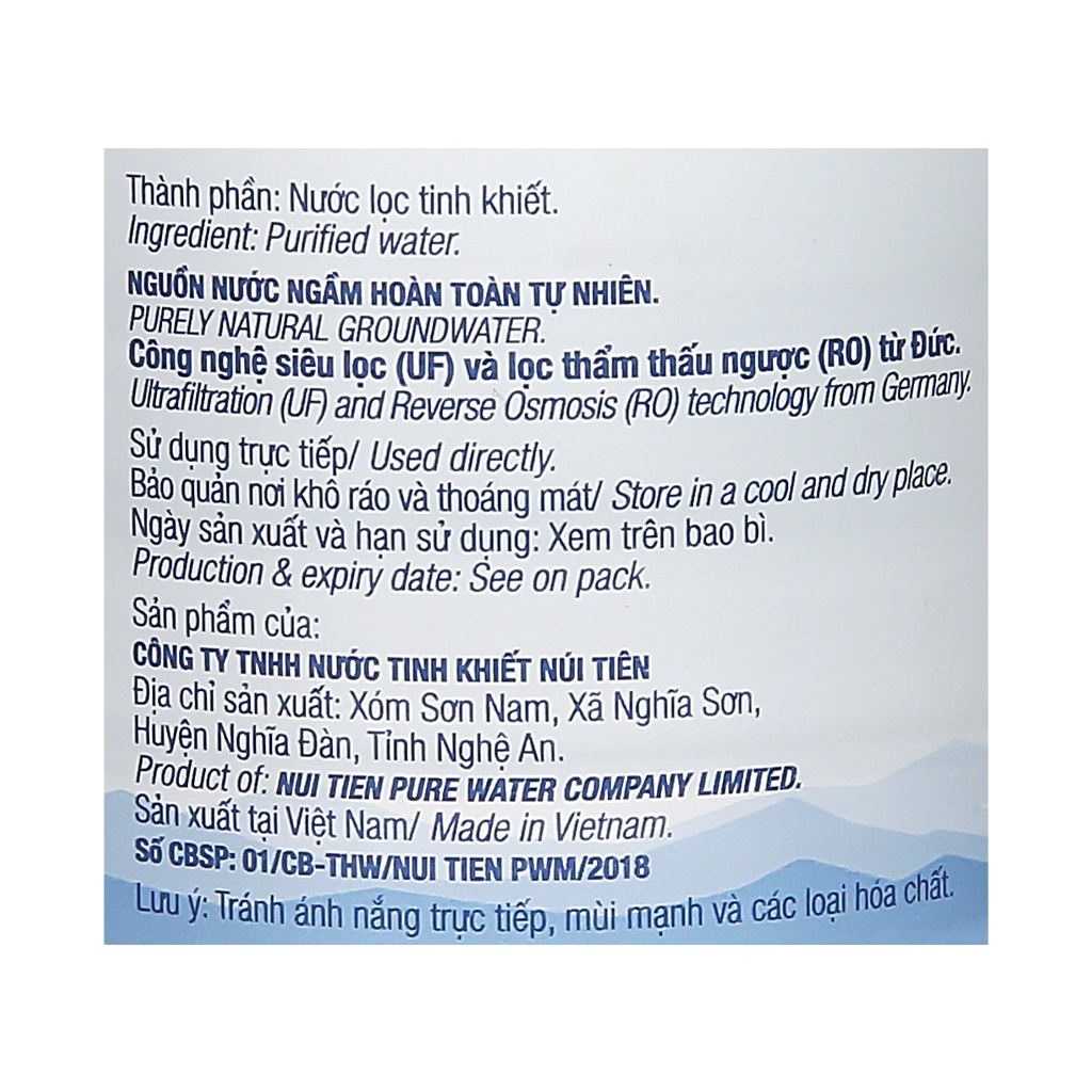 Nước Tinh Khiết TH True Water Chai 500ml