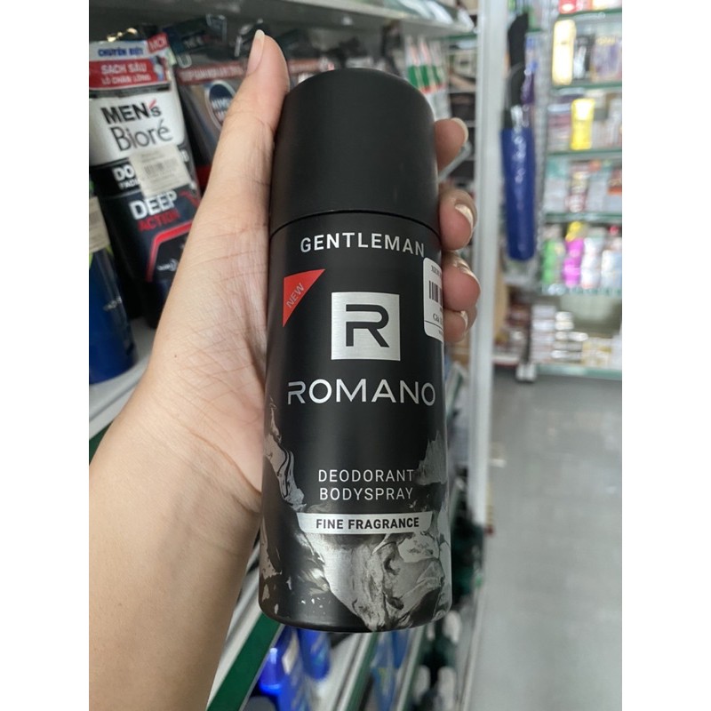 Xịt Ngăn Mùi Toàn Thân ROMANO Force 150ml
