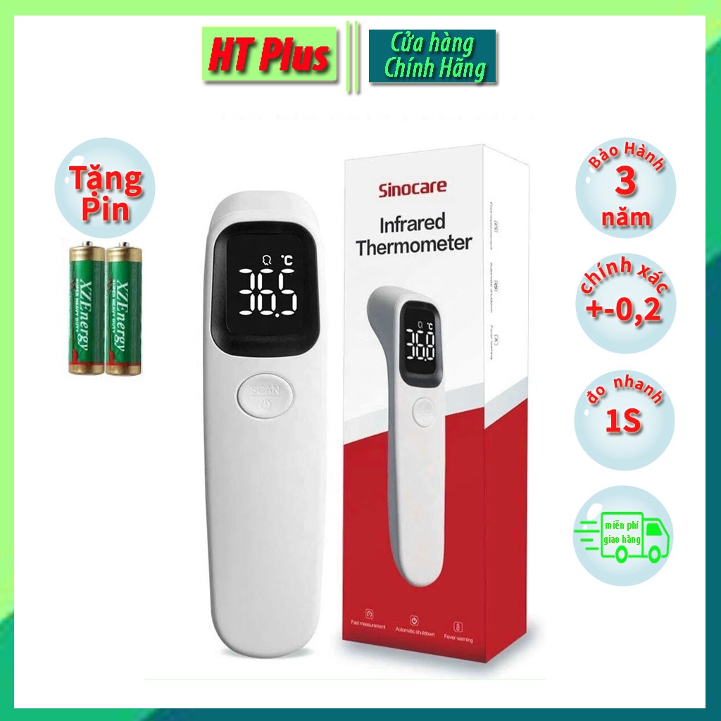 Nhiệt Kế Hồng Ngoại Chính Hãng Sinocare Tiêu Chuẩn Xuất Mỹ