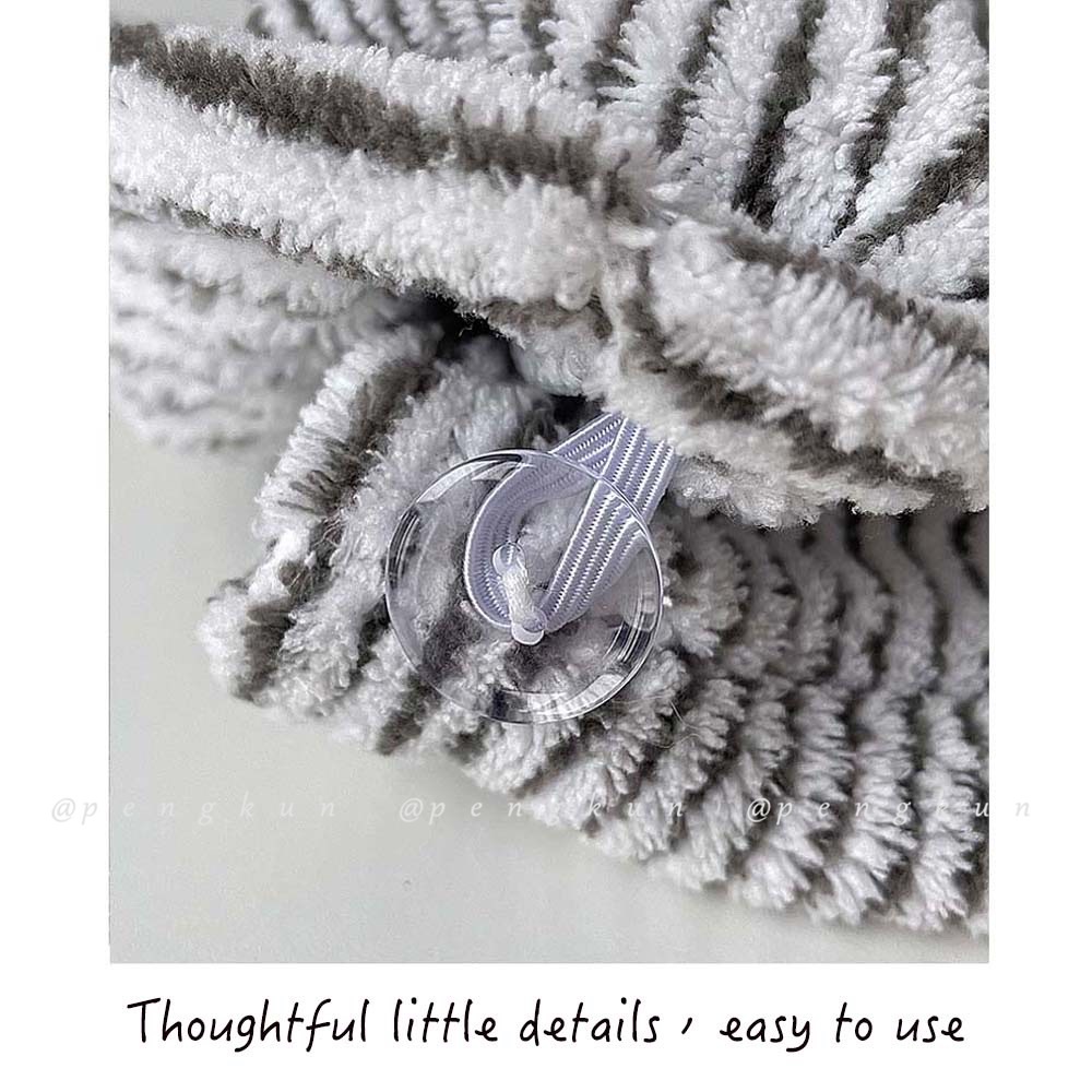 Khăn Trùm Đầu Bằng Sợi Than Tre Siêu Thấm Hút Nhanh Khô Tiện Dụng