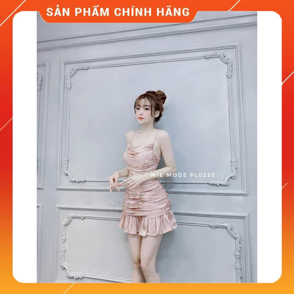 [HÀNG LOẠI 1] Đầm body đuôi cá hai dây 💥 tơ Organza cao cấp 💥 có mút ngực,quần lót mềm mại, an toàn 💥 S.M.L