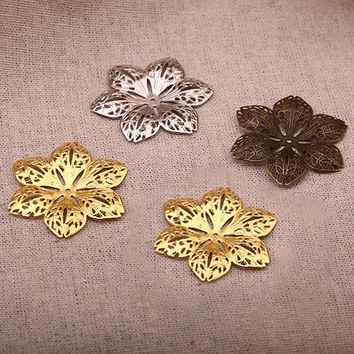 5 phiến bông hoa 44mm nguyên liệu làm trâm làm trang sức cổ trang cosplay cổ phục việt phục