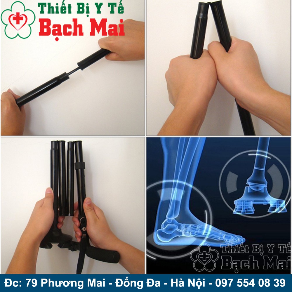 Gậy Chống Cho Người Già Có Đèn Pin Magic Cane