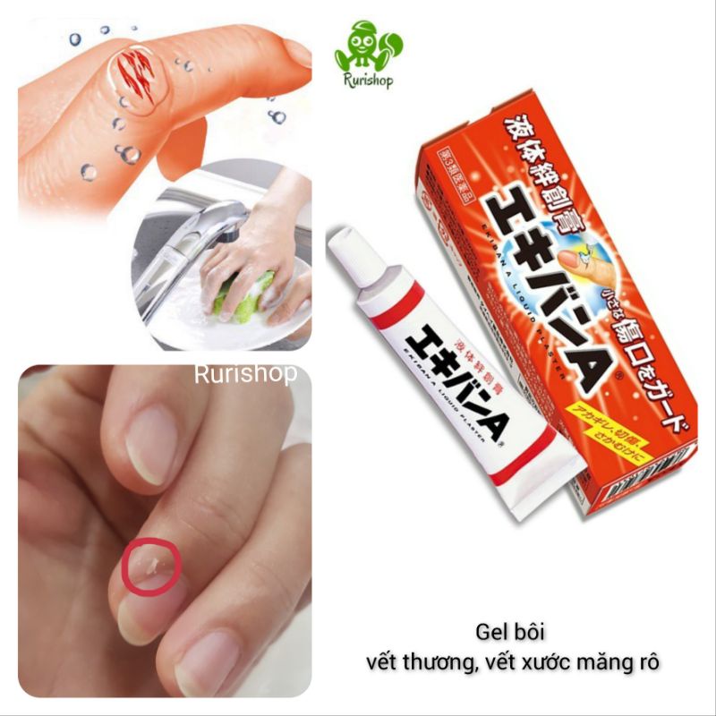 Gel bôi vết xước măng rô, vết thương hở  Ekiban Nhật Bản