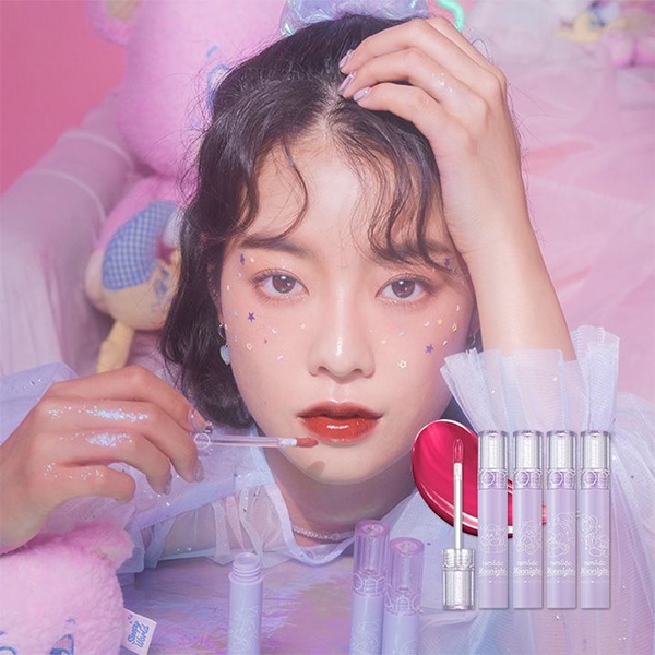 [Rom&amp;nd] [Màu 09] Son tint siêu lì Hàn Quốc Romand Glasting Water Tint - Romand x Neonmoon 4g
