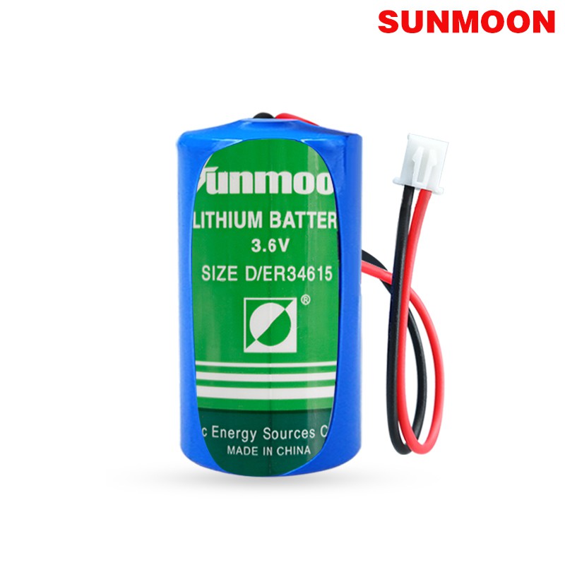 Pin Size D 19000mAh Pin Sunmoon ER34615 3.6V