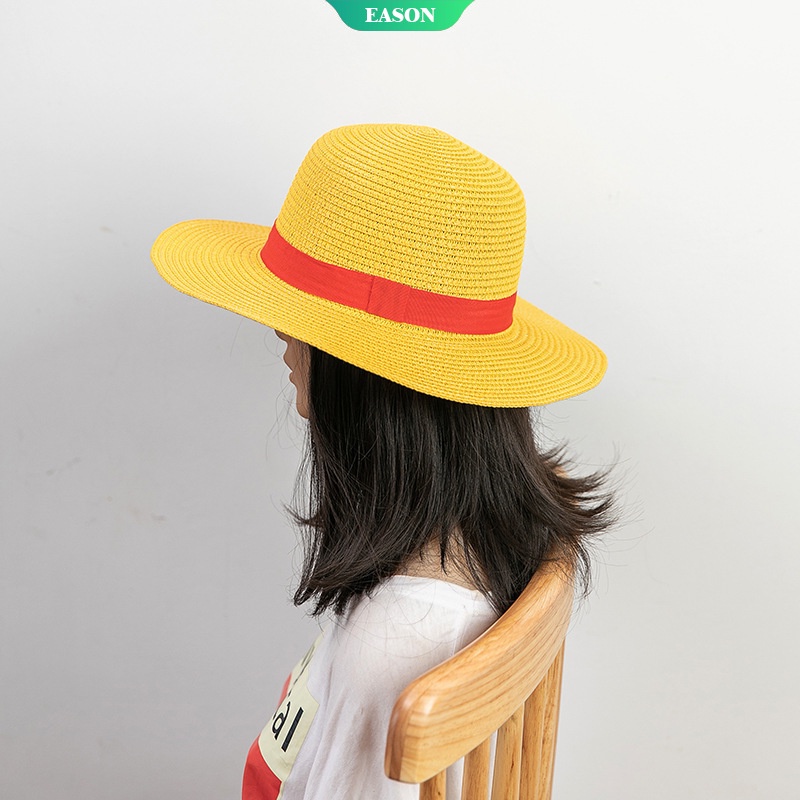 Nón Cói Chống Nắng 54 58cm Họa Tiết Luffy Hoạt Hình Cho Nữ Hóa Trang