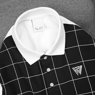 Áo Polo Windowpane B&W ( Nam Trẻ Trung ) BIG SIZE