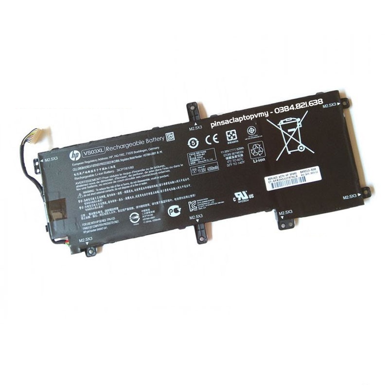 [ Trợ Giá ] Pin battery laptop HP ENVY 15-AS 15AS HSTNN-UB6Y TPN-I125 VS03XL 849313-850 ZIN