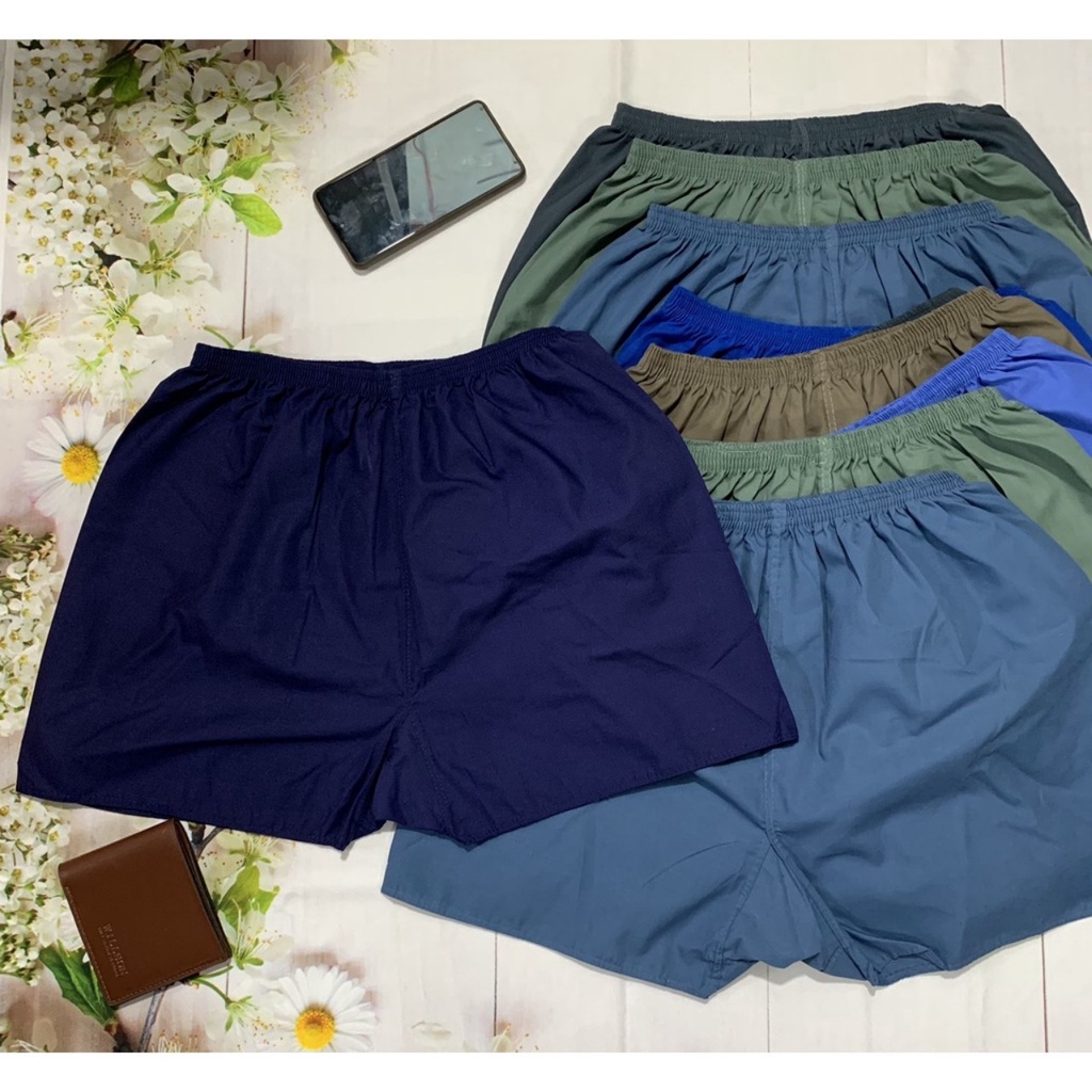 Combo 5 Quần Đùi Nam Mặc Nhà, Mặc Ngủ Vải kate đáy nem