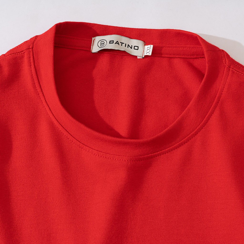 Áo Phông Nam Tay Ngắn Cổ Tròn Trơn Thời Trang Phong Cách BATINO | BigBuy360 - bigbuy360.vn