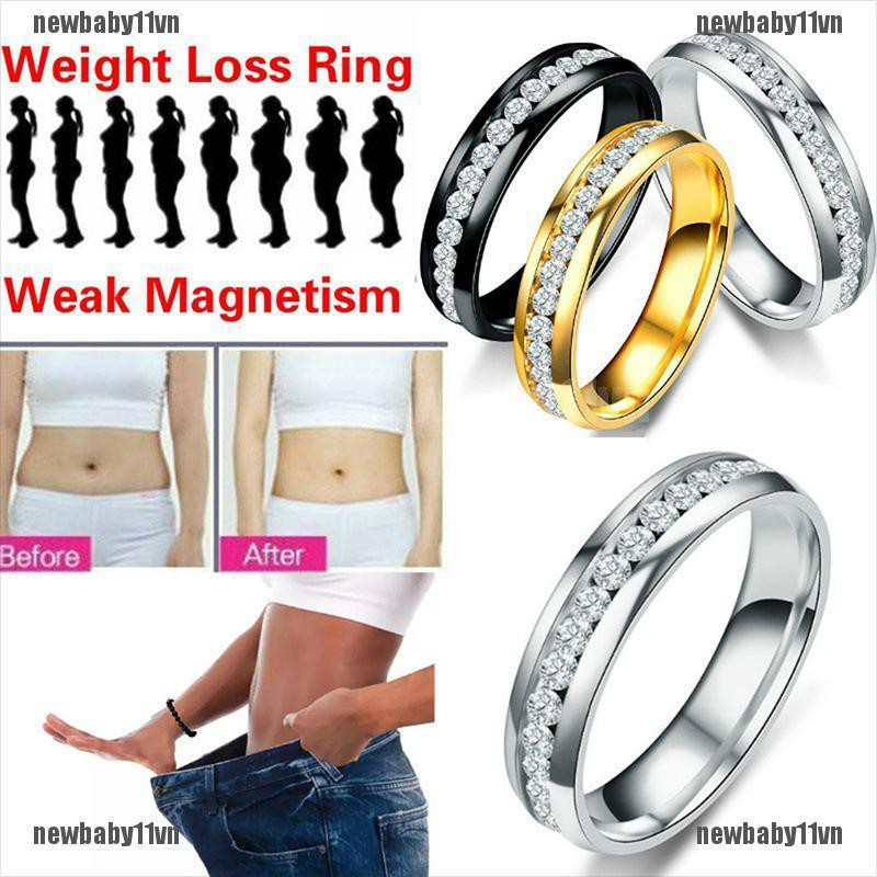 Magnetic Crystal Healthcare Weight Loss Ring Slimming Healthy Ring Jewelry Baby1