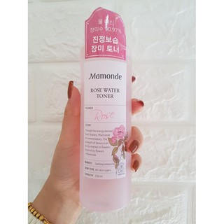 [Hàng Chính Hãng] Nước Hoa Hồng Mamonde Rose Water Toner Hỗ Trợ Cấp Ẩm, Mịn Da