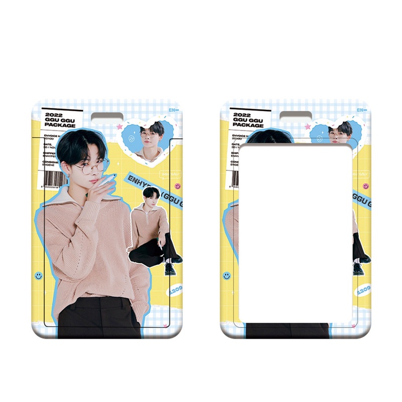 Xrmy Ví Đựng Thẻ id / Danh Thiếp enhypen Gugu / sunghoon sunoo Junwon ni-Kie