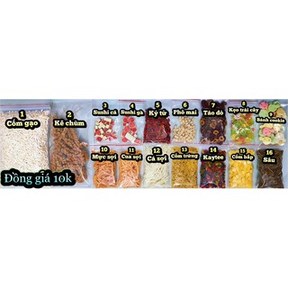 Combo 16 loại bổ dưỡng cho hamster