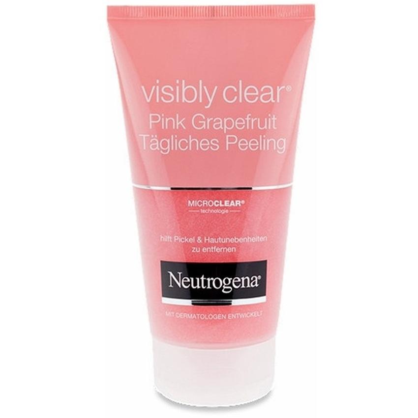 Sữa rửa mặt kết hợp tẩy da chết Neutrogena Visibly Clear Pink Grapefruit Tägliches Peeling 150ml