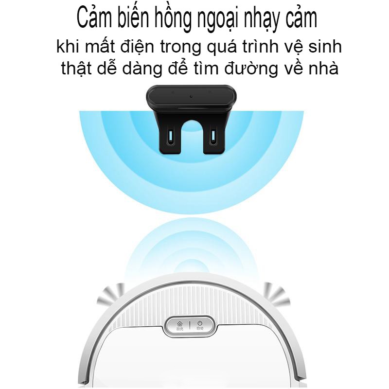 Robot Hút Bụi Thông Minh ⚡️𝐅𝐑𝐄𝐄 𝐒𝐇𝐈𝐏⚡️ Robot Hút Bụi Tự Động Sạc Điện Có Thể Điều Khiển Bằng Điện Thoại