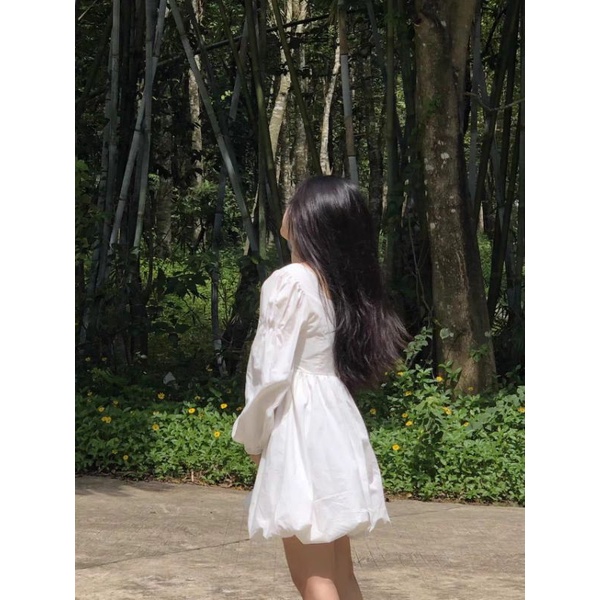 Đầm Ullzang cổ vuông ☁