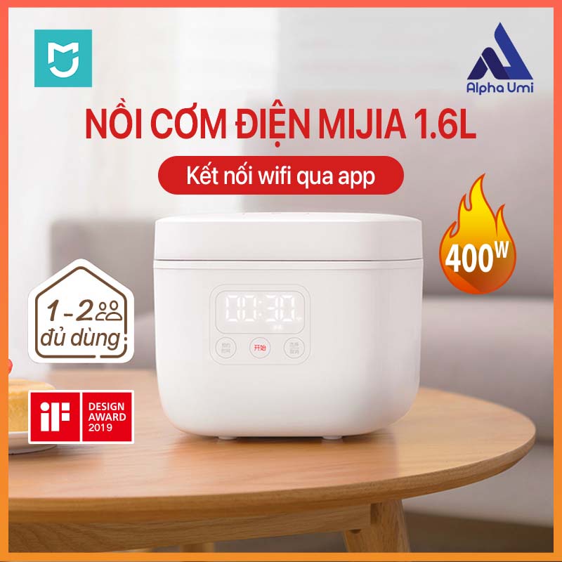 Nồi cơm điện thông minh Mijia DFB201CM dung tích 1.6L kết nối wifi - BH 12 tháng