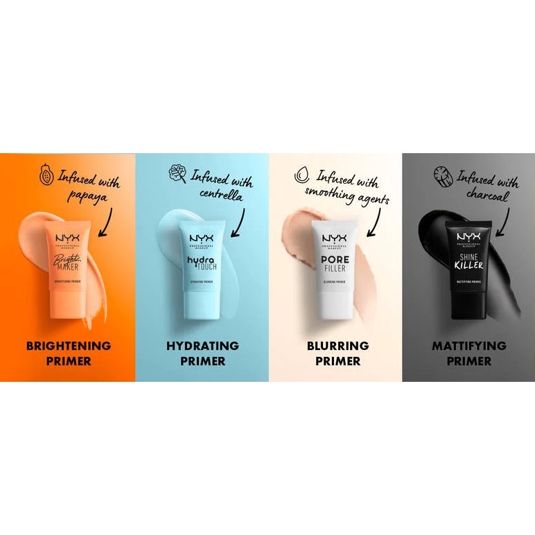 Kem lót kiềm dầu che phủ lỗ chân lông NYX Shine Killer & Pore Filler Primer