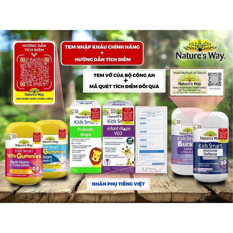 Vitamin D3 Nature’s Way Kids Smart Infant Drops 10ml