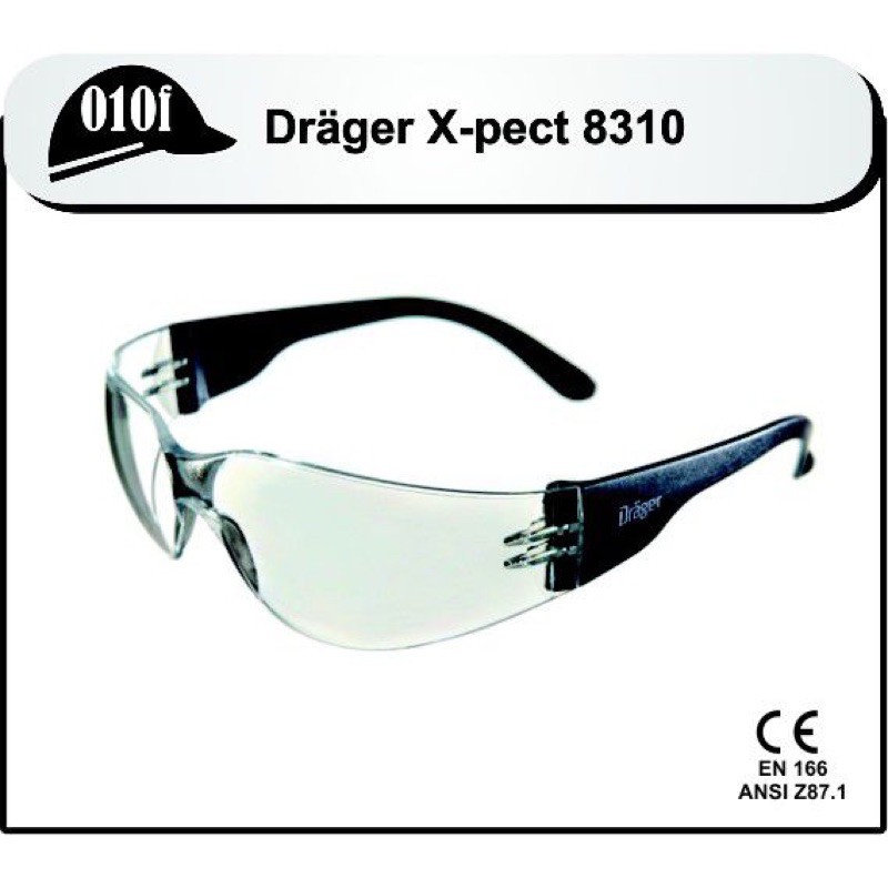 Kính bảo hộ 3M-2720 thay thế bằng Kính bảo hộ Draeger X-pect 8310