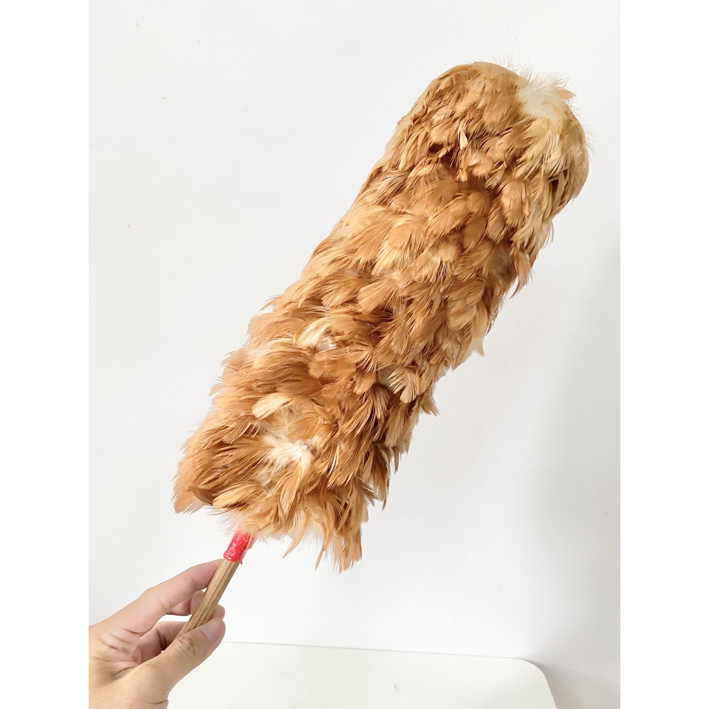CHỔI LÔNG GÀ QUÉT BỤI LOẠI TỐT - LÔNG SẠCH VÀ KHÔNG BỊ MÙI, KHÔNG BỊ BỤI