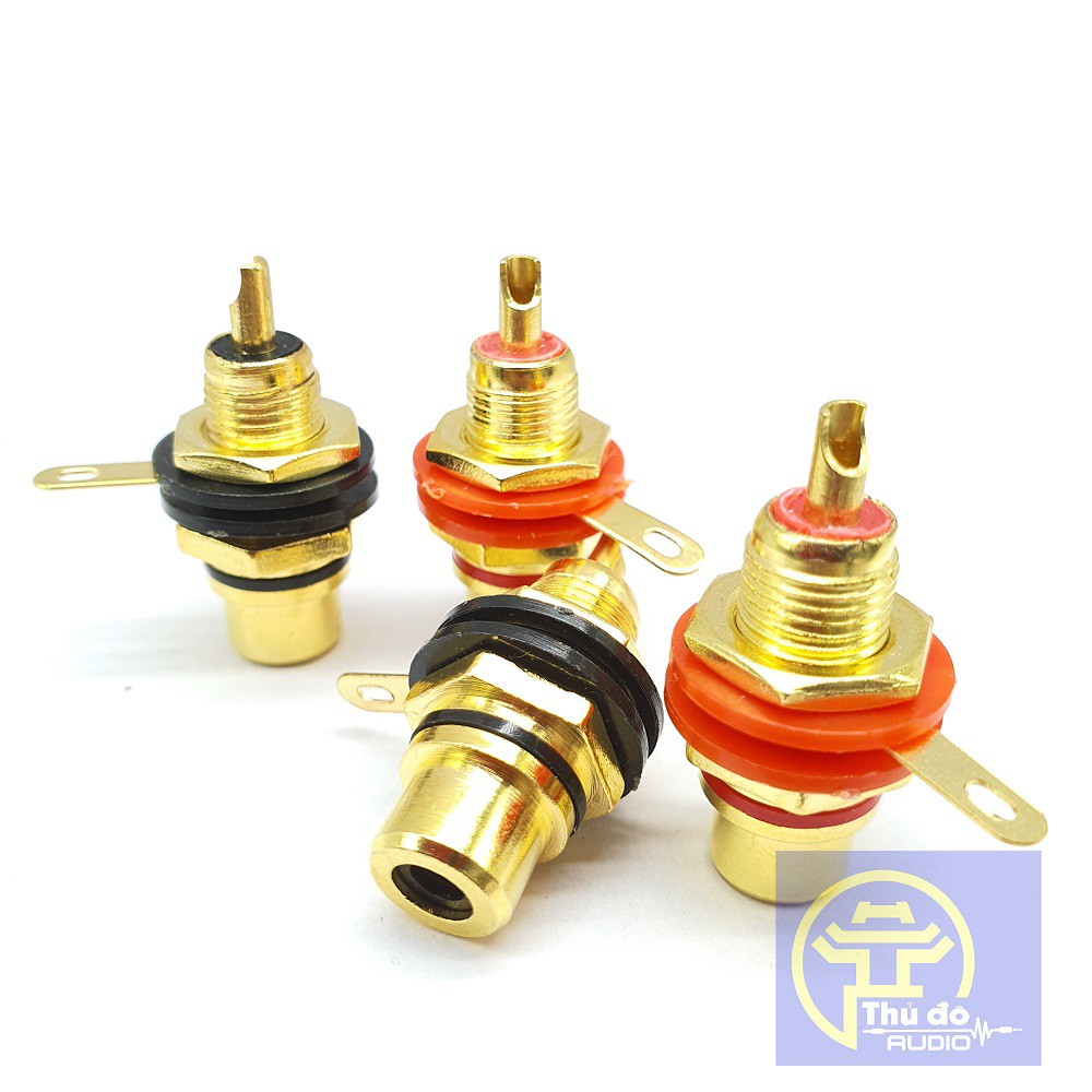 Bộ 04 Cọc loa AV/ Cọc loa RCA loại tốt