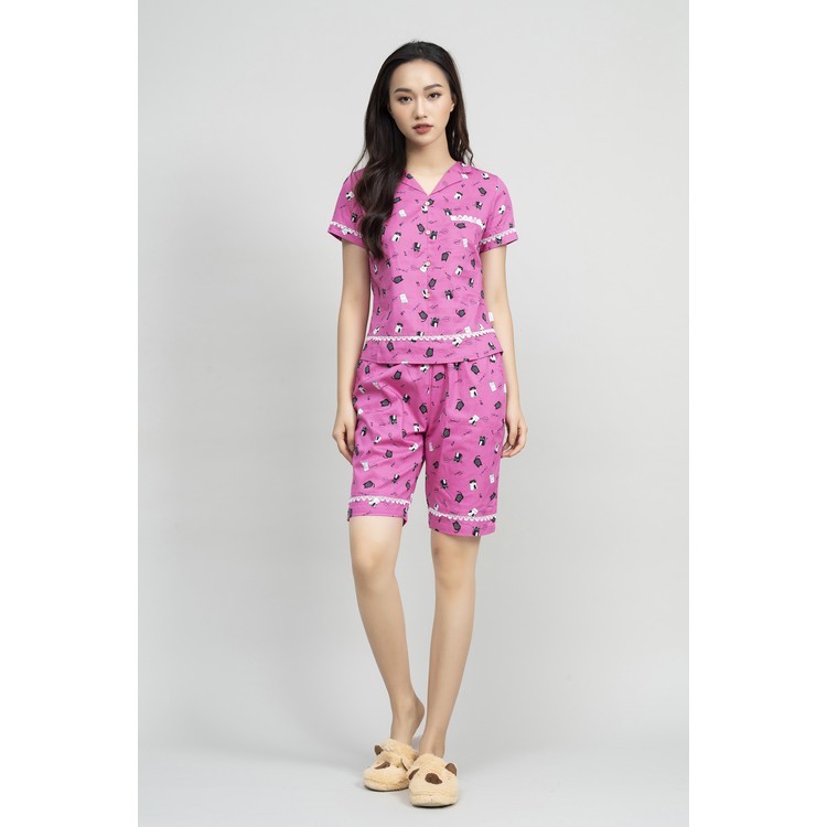 [Mã WA1211HOT giảm 12% đơn 99K] Bộ đồ ngủ nữ cao cấp cotton Sweeten your life quần lửng | BigBuy360 - bigbuy360.vn