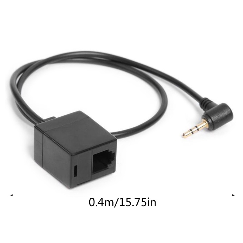 Dây Cáp Nối Dài Chuyển Đổi Đầu Cắm 2 5mm Thành Cổng Cắm RJ9 4P4C Chuyên Dụng Cho Máy Giao Thông / Điện Thoại