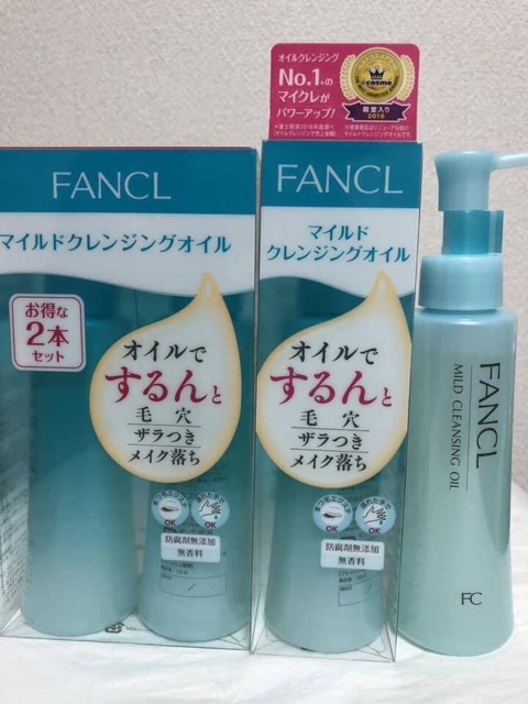 (Sale 540k-&gt;430k) Dầu tẩy trang Mild Cleansing Oil Fancl Nhật Bản