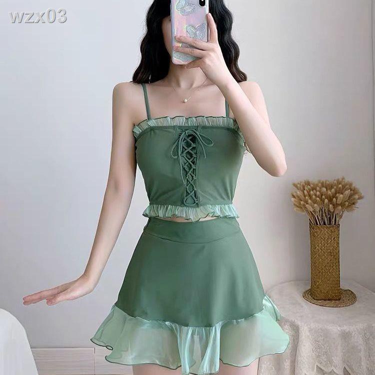 Cô gái 2020 áo tắm mới nữ mảnh bikini xẻ tà tiên sinh fan hâm mộ bảo thủ sexy nội y Hàn Quốc | BigBuy360 - bigbuy360.vn