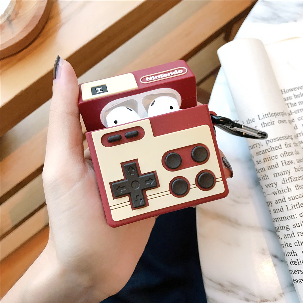 Vỏ bọc hộp đựng tai nghe bluetooth không dây Airpods 1/2/pro bằng silicon tiện dụng