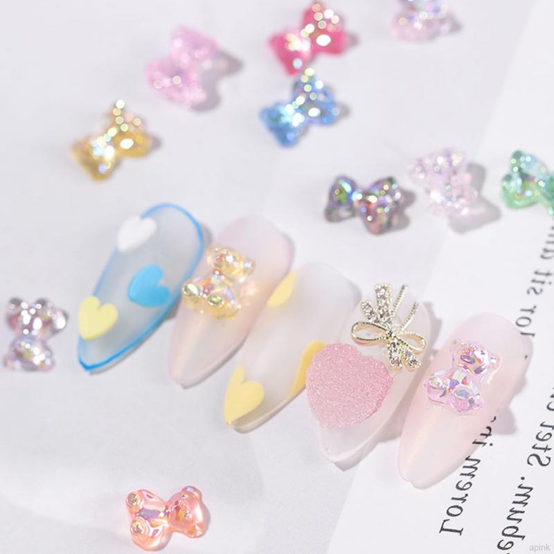 [Hàng mới về] Set 10 hạt phụ kiện BUTTERFLY trang trí móng tay