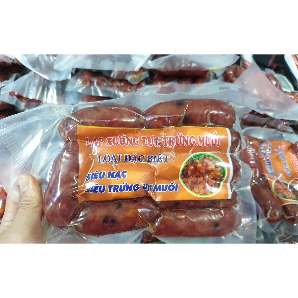 1kg - Lạp xưởng trứng muối - Lạp xưởng hột vịt muối CAI LẬY - Ship toàn quốc